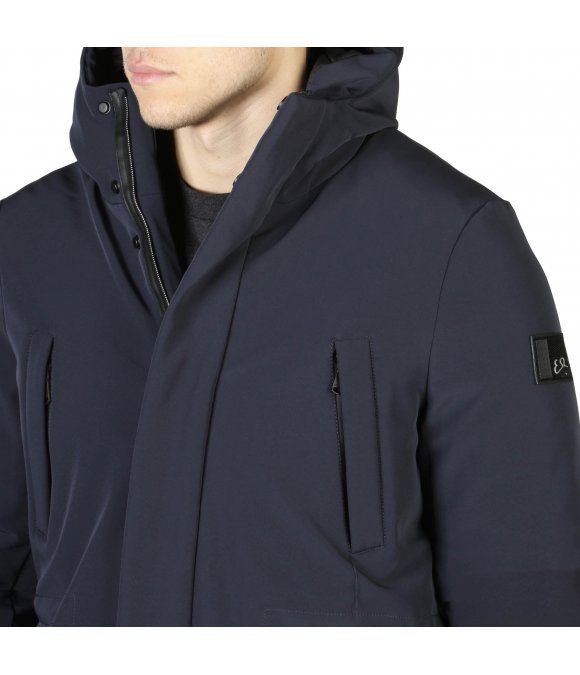 Blue Nylon Men's Jacket