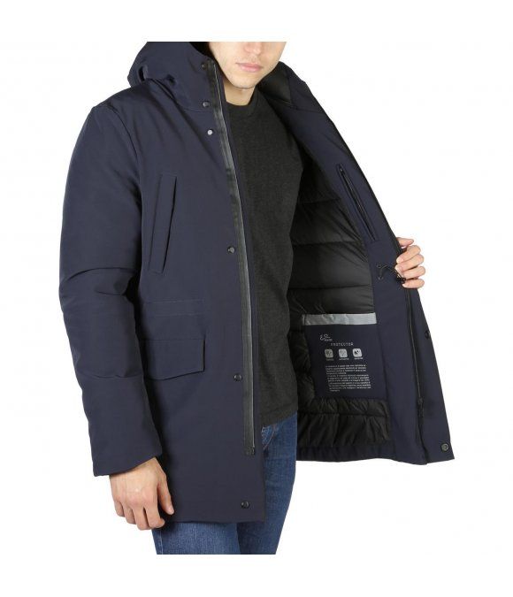 Blue Nylon Men's Jacket
