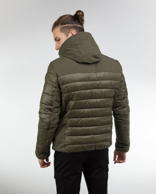 Green Polyamide Men Jacket