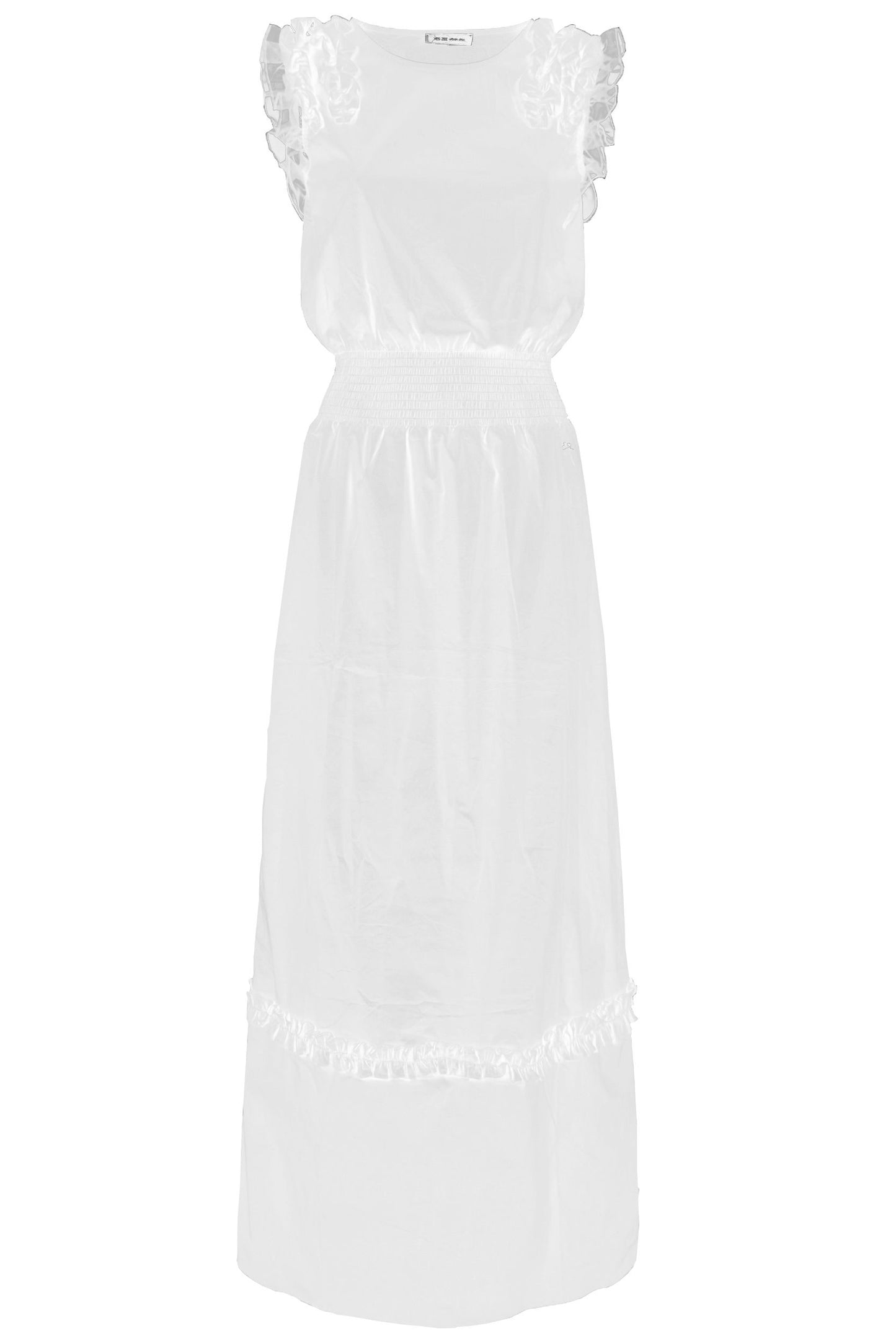 White Cotton Women Dress