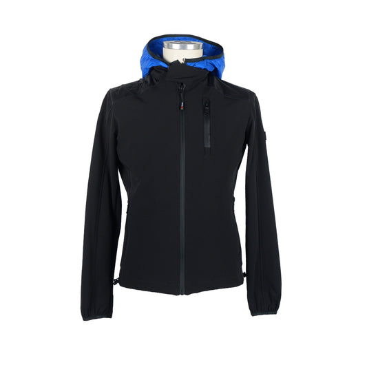 Black Nylon Men Jacket