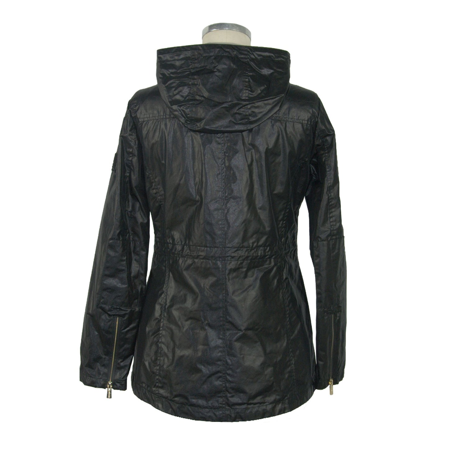 Black Polyester Women Jacket