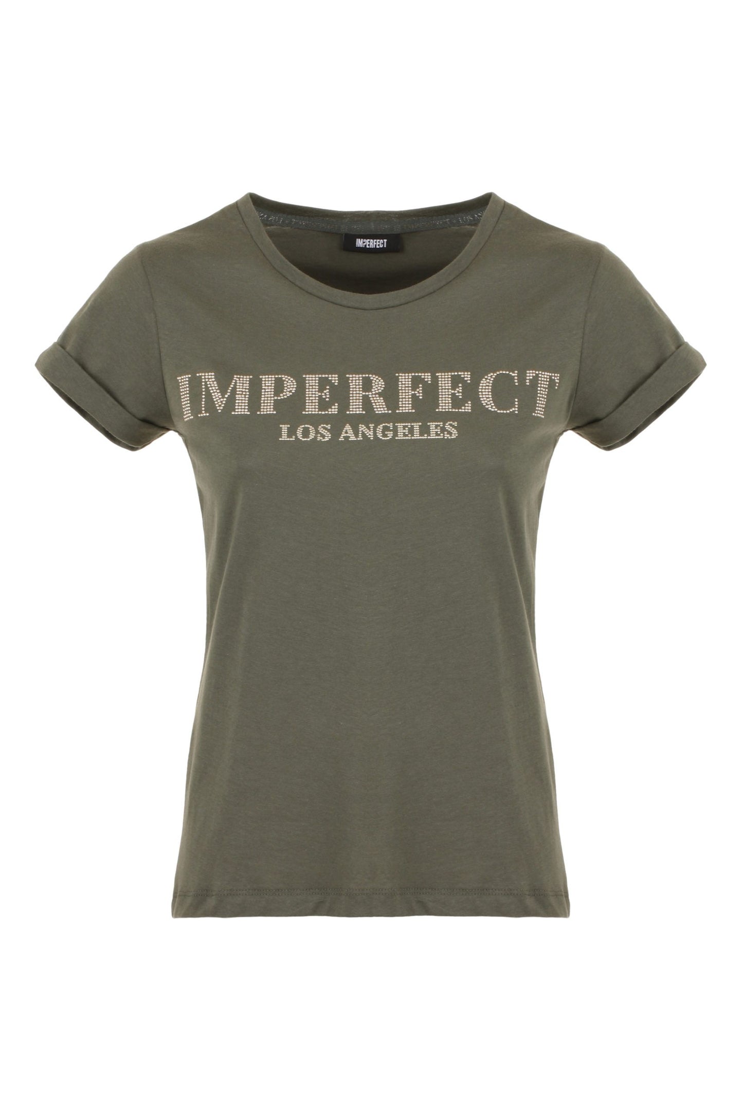 Green Cotton Women's T-Shirt