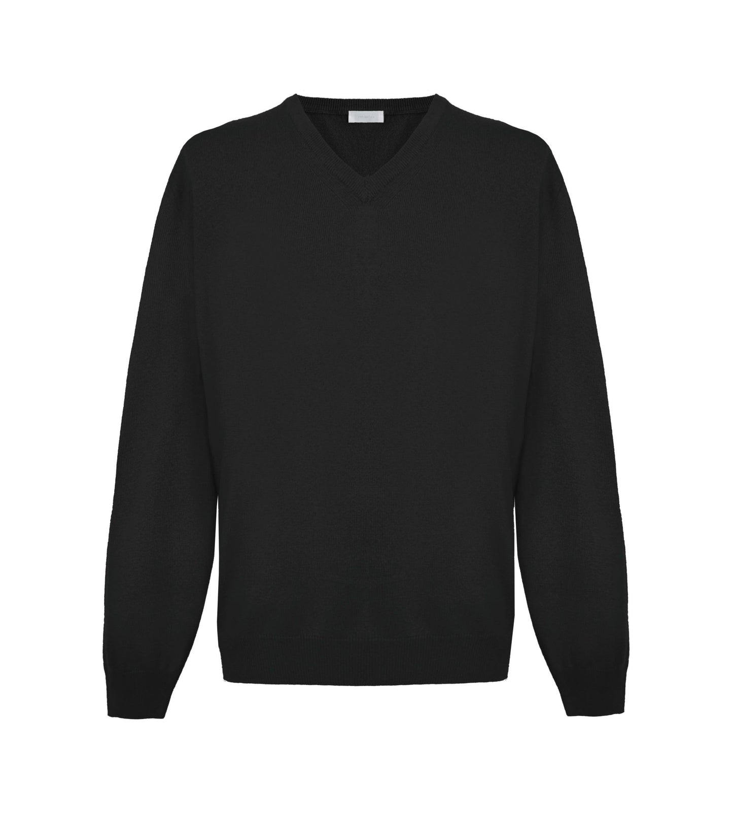 Black Cashmere Men Sweater