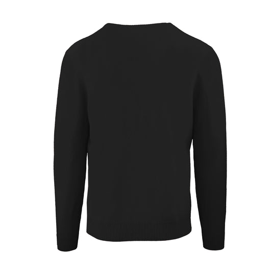 Black Cashmere Men Sweater