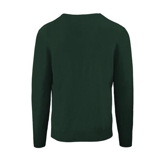 Green Cashmere Men Sweater