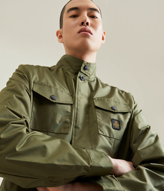 Crisp Nylon Four-Pocket Versatile Jacket