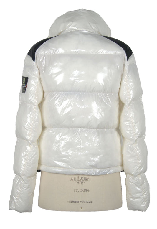 White Polyamide Women Jacket