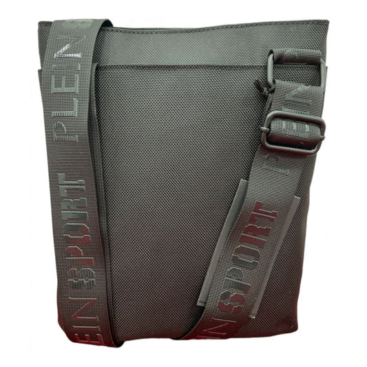 Black Polyester Men Messenger Bag