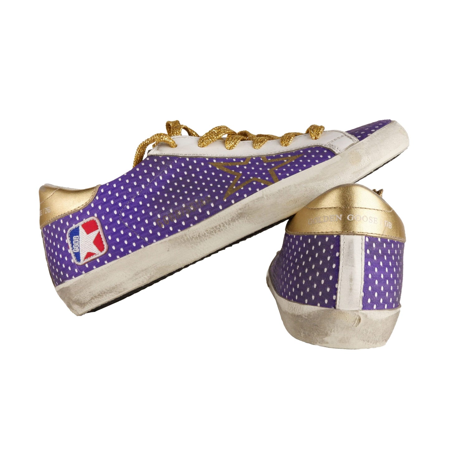 Purple Leather Women Sneaker