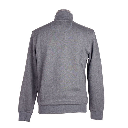 Gray Cotton Men Sweater