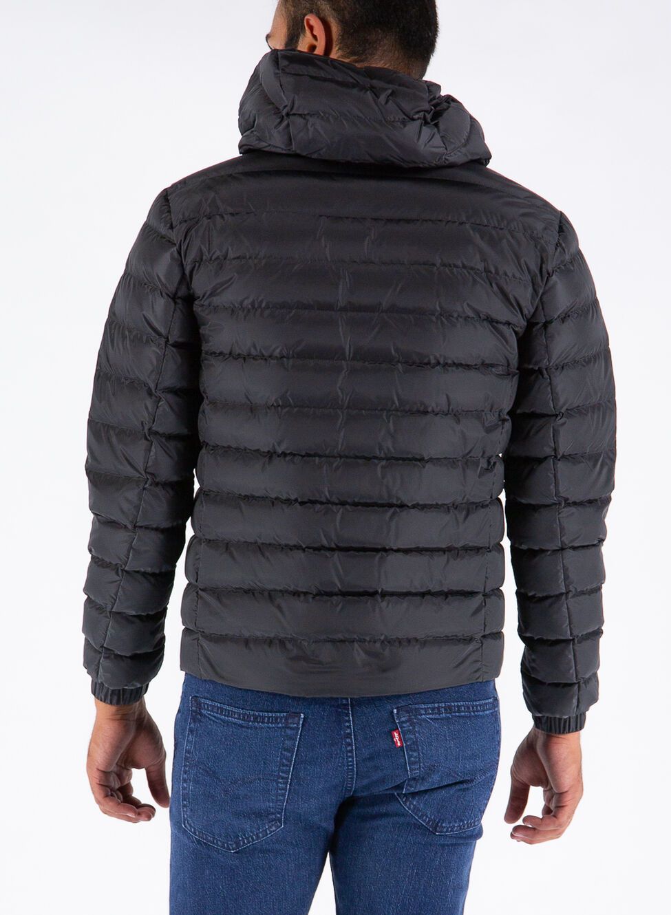 Gray Nylon Men Jacket