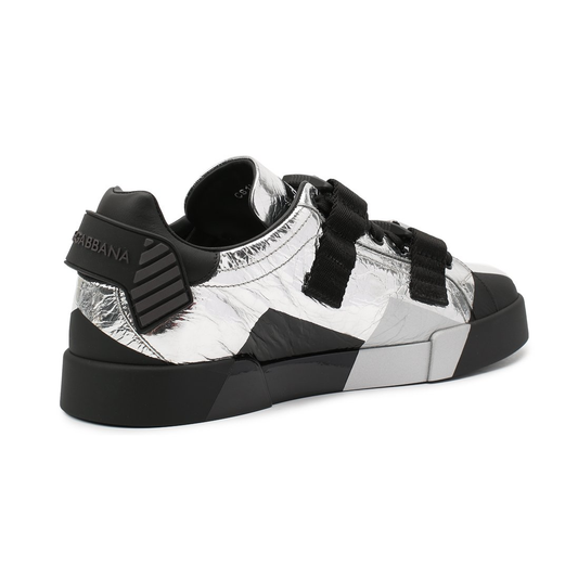 Black Calfskin Men Sneaker
