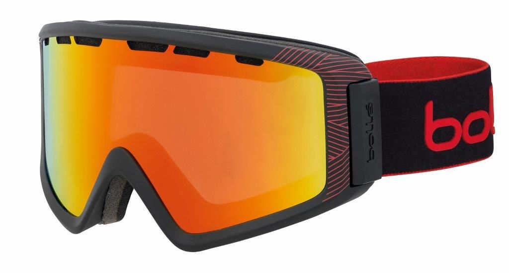 Black Unisex Snow Goggles