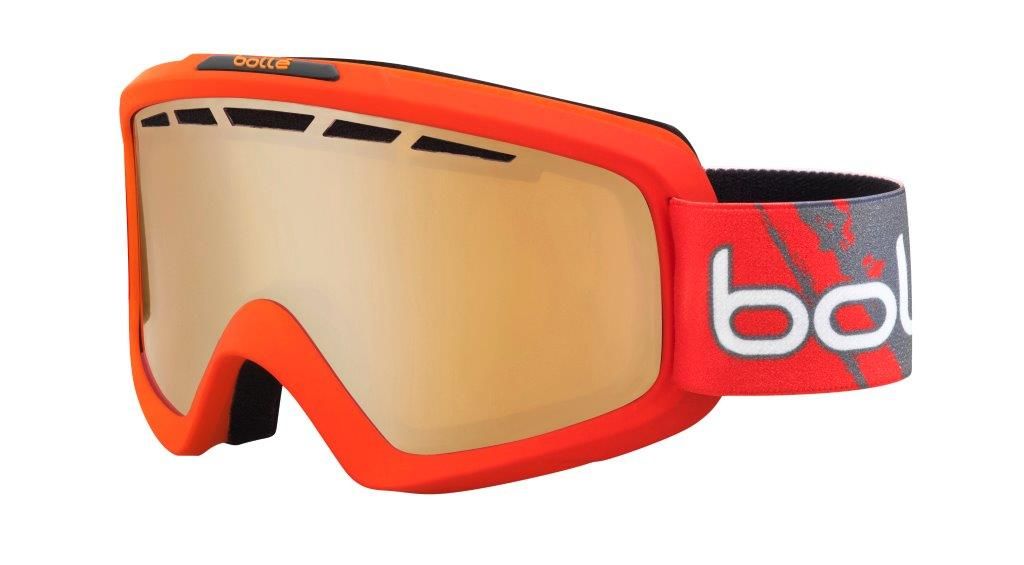 Orange Unisex Snow Goggles