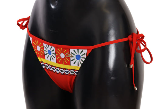 Chic Carretto Print Bikini Bottoms