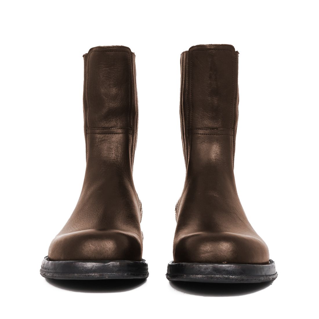 Brown Calfskin Men Boot