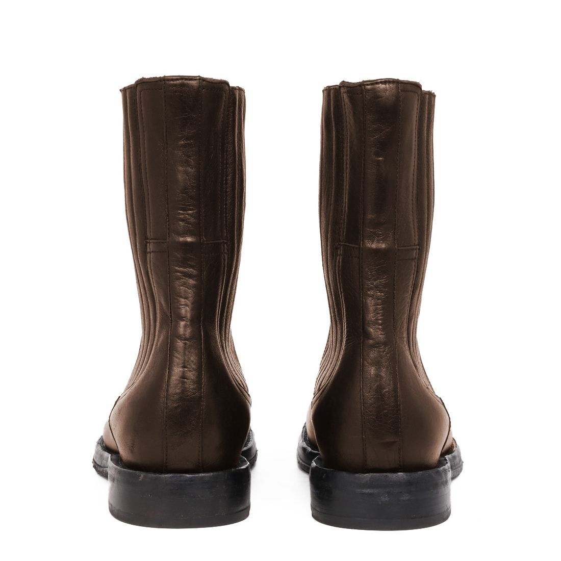 Brown Calfskin Men Boot