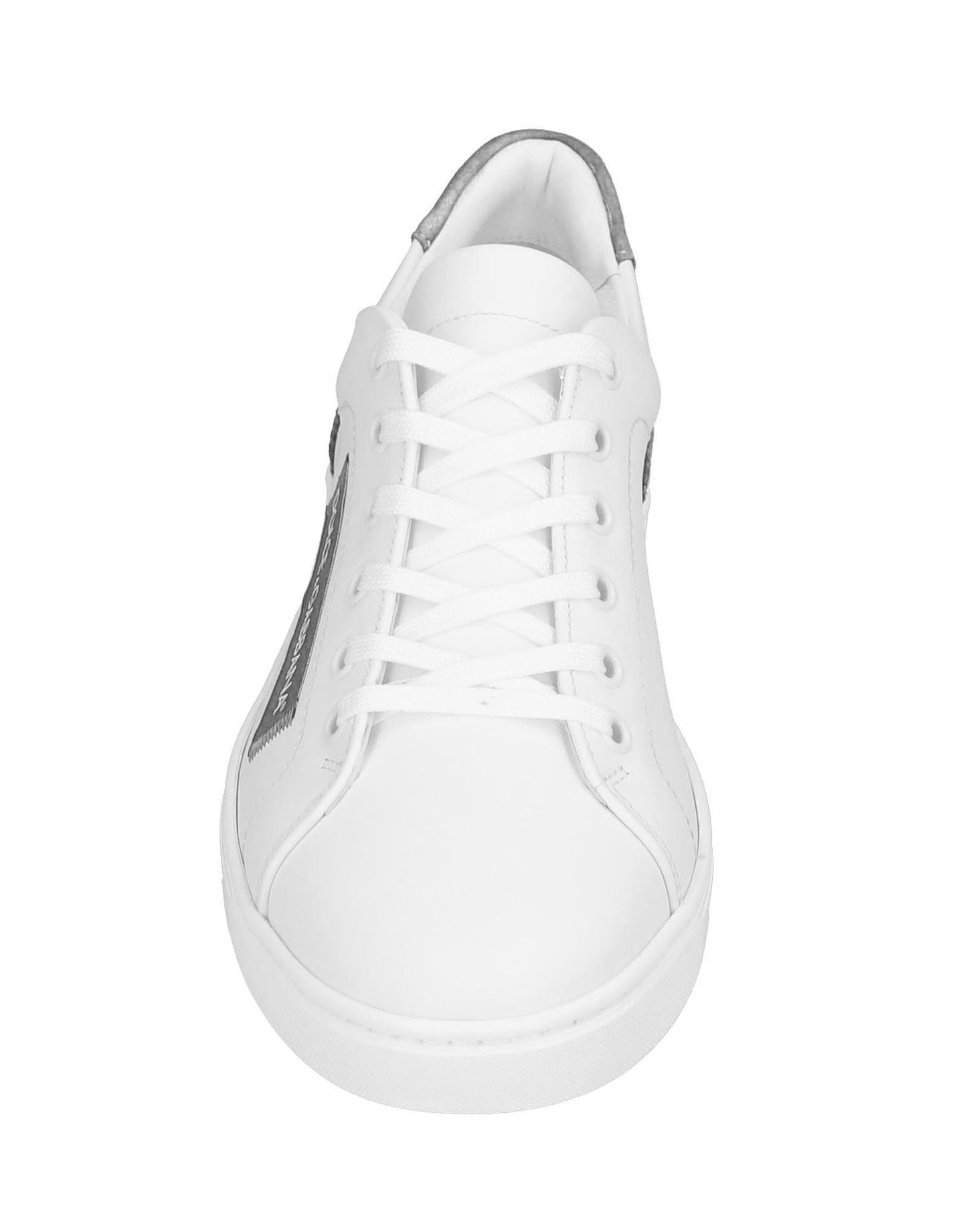 White Calfskin Men Sneaker