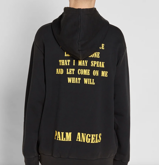 Black Cotton Men Sweater