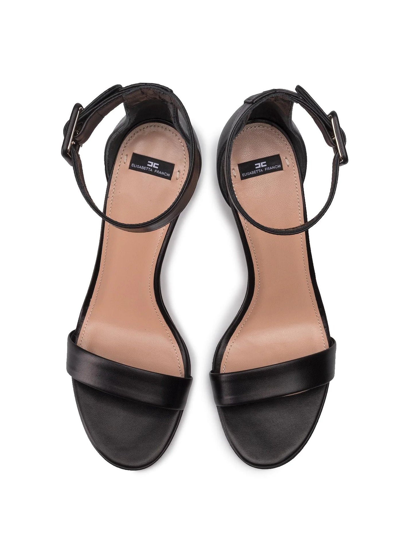 "Black Calfskin Women Sandal"