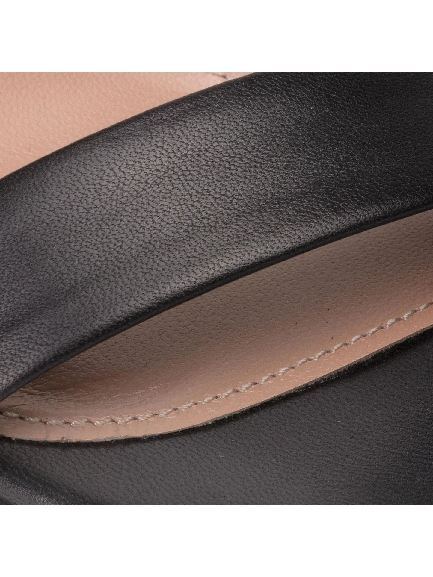 "Black Calfskin Women Sandal"