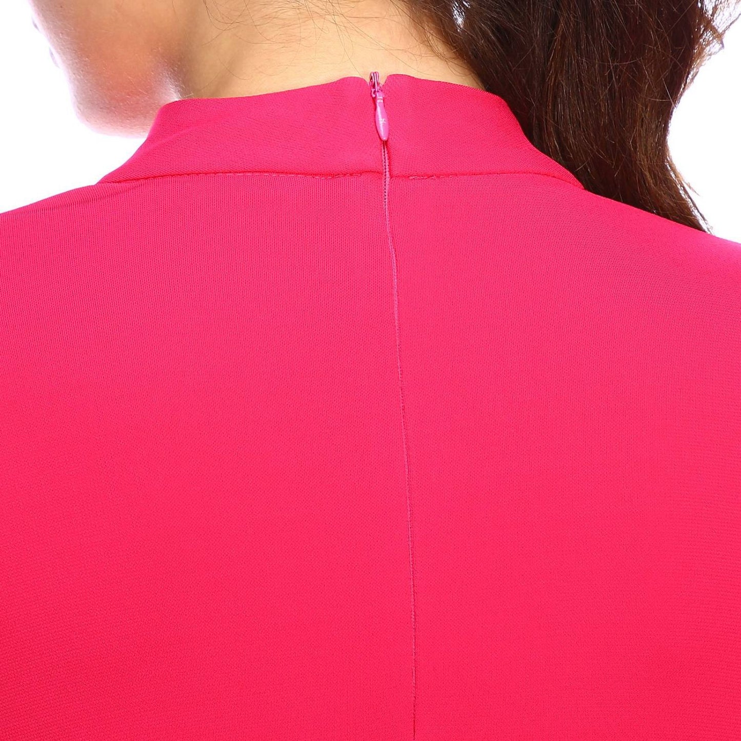 Fuchsia Viscose Women Dress
