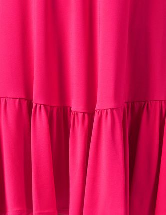 Fuchsia Viscose Women Dress