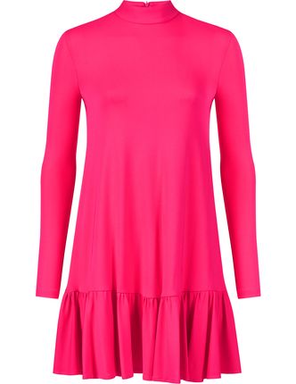 Fuchsia Viscose Women Dress