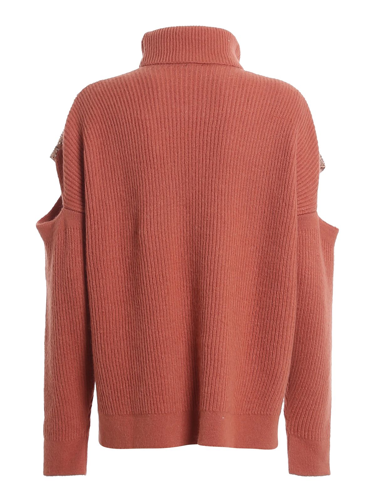 Pink Acrylic Women Sweater