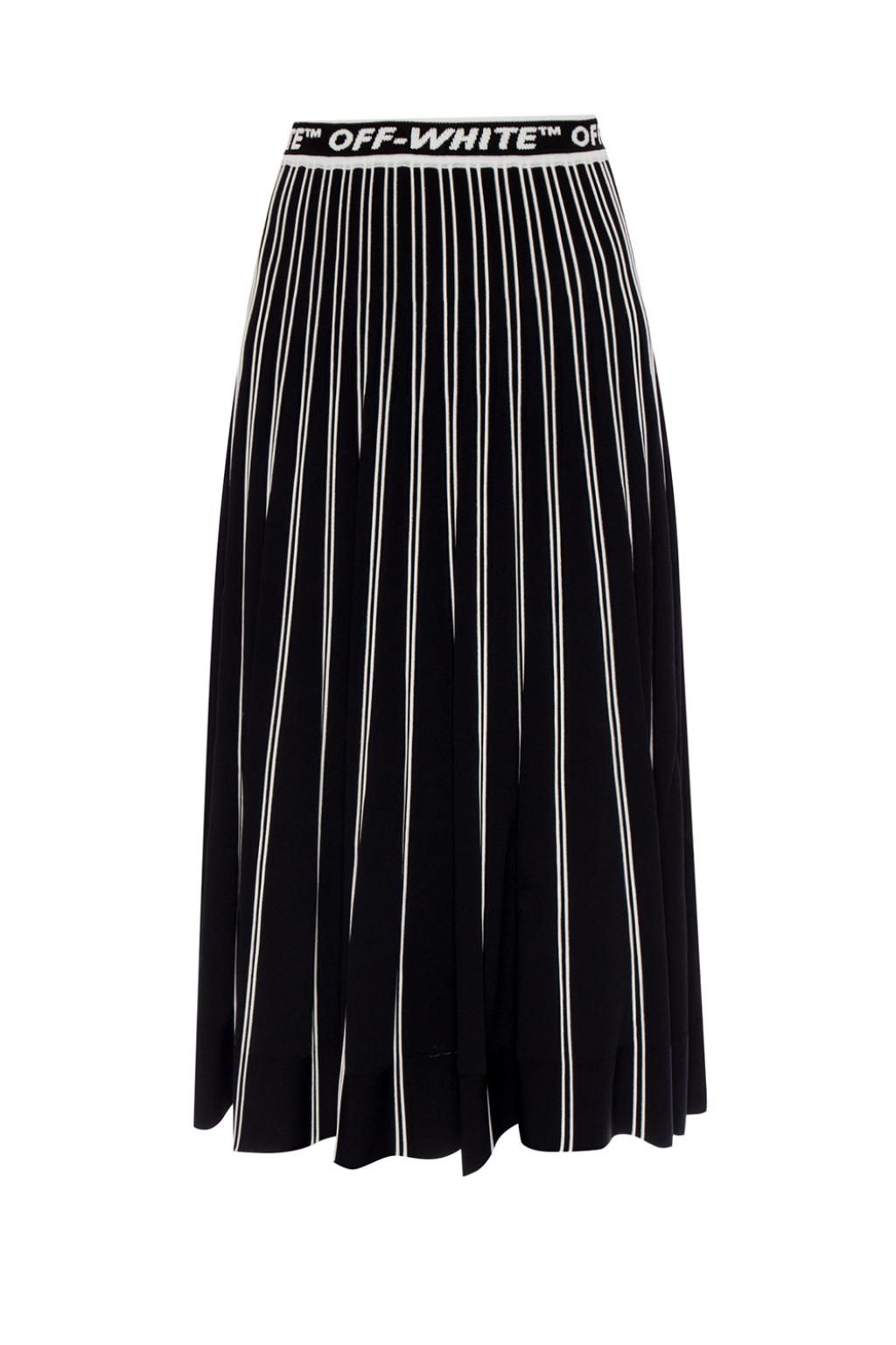Black Viscose Women Skirt