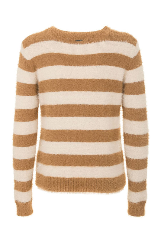 Beige Polyamide Women Sweater