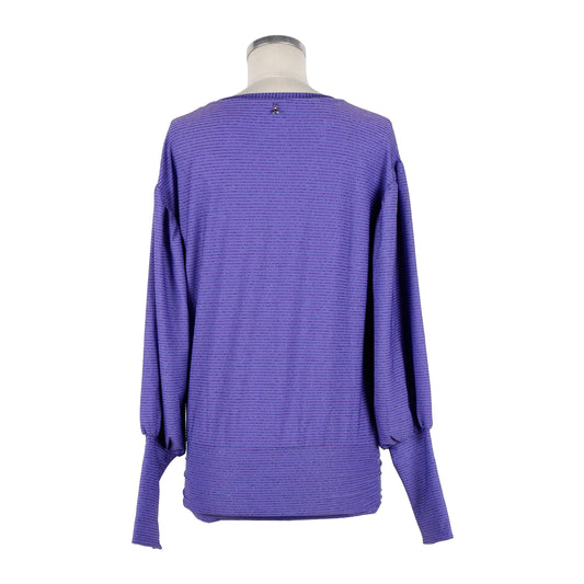 Purple Polyamide Women Cardigan