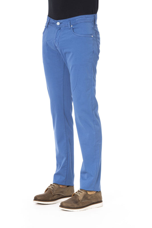 Blue Cotton Men Jeans