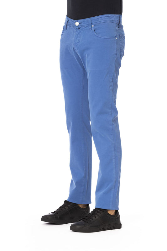 Blue Cotton Men Jeans