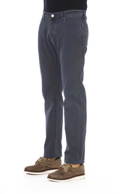 Blue Cotton Men Jeans