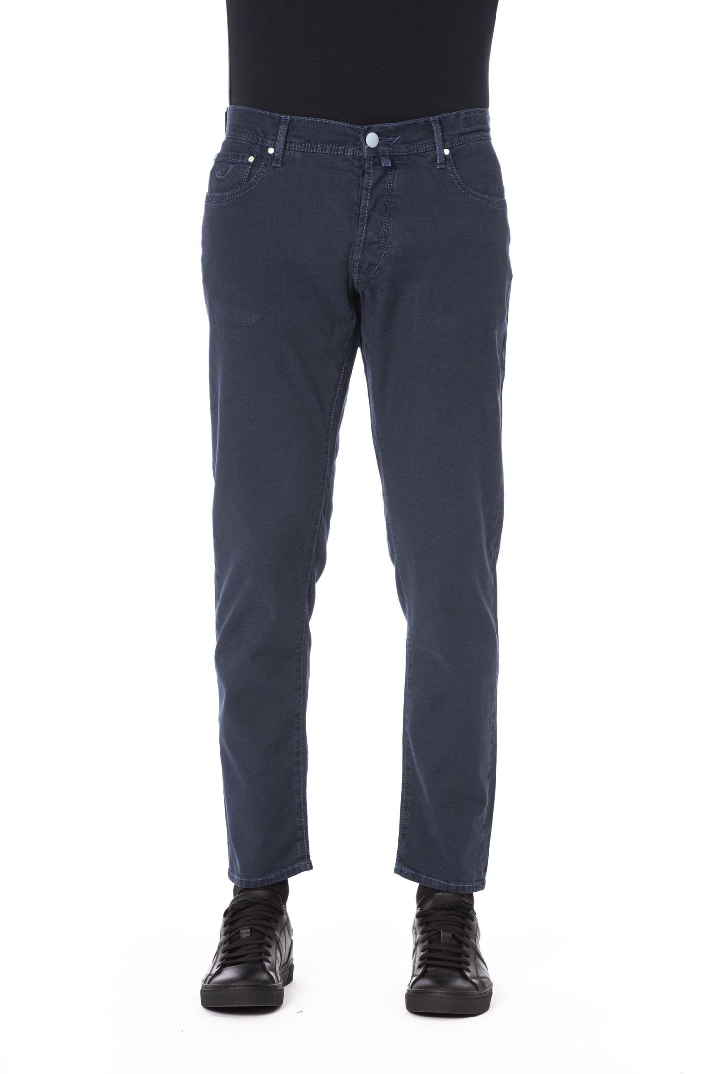 Blue Cotton Men Jeans