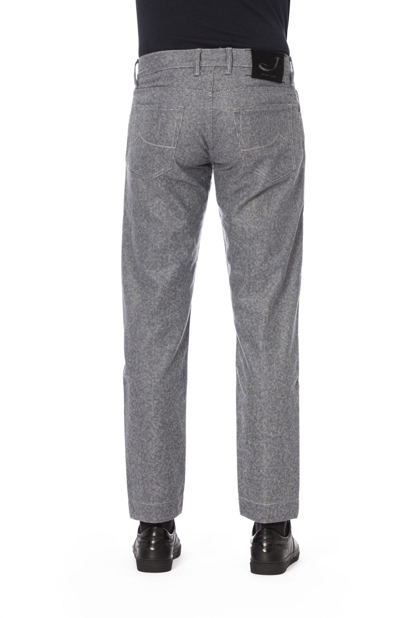 Gray Wool Men Pants