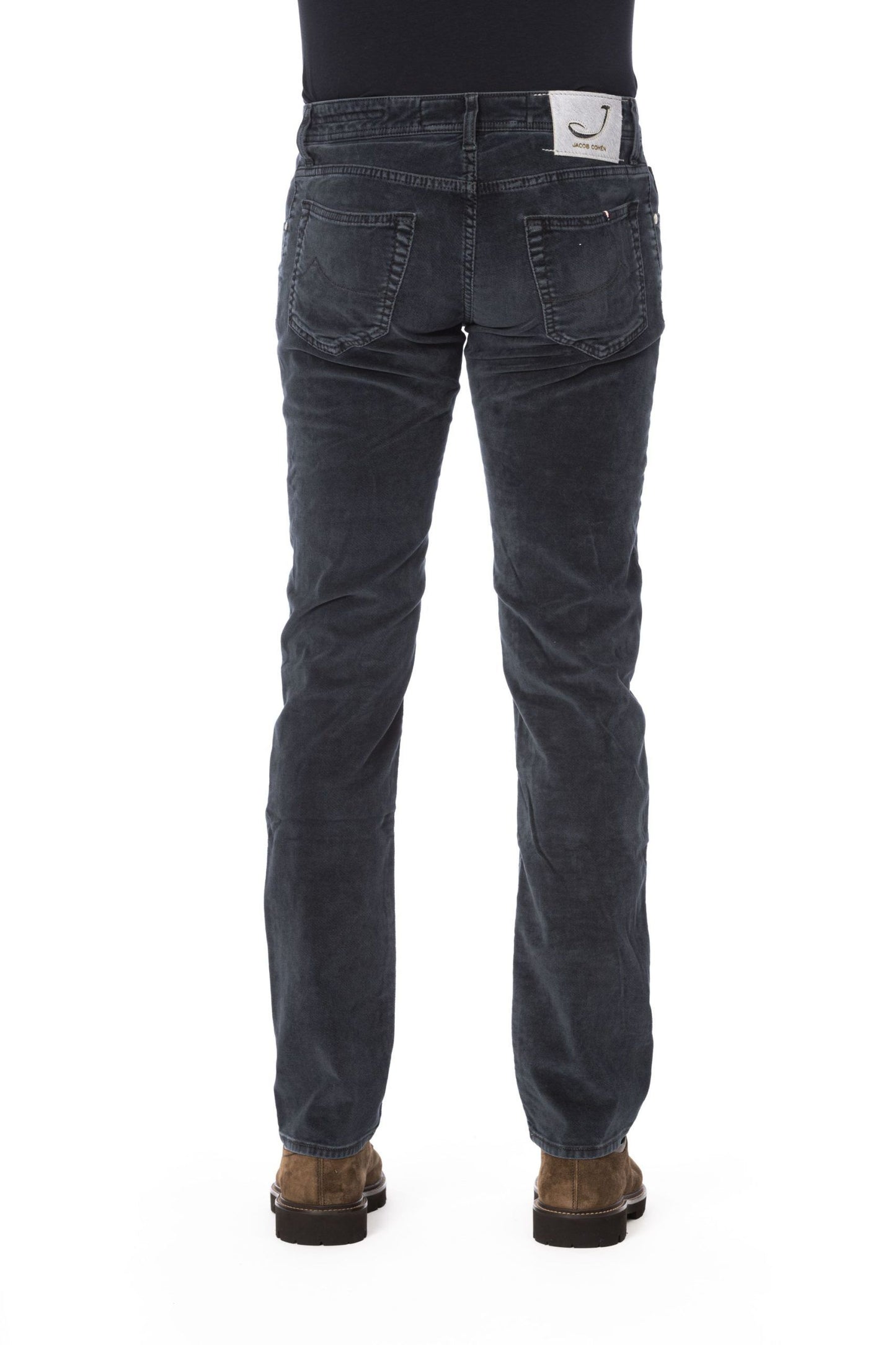 Black Cotton Men Jeans