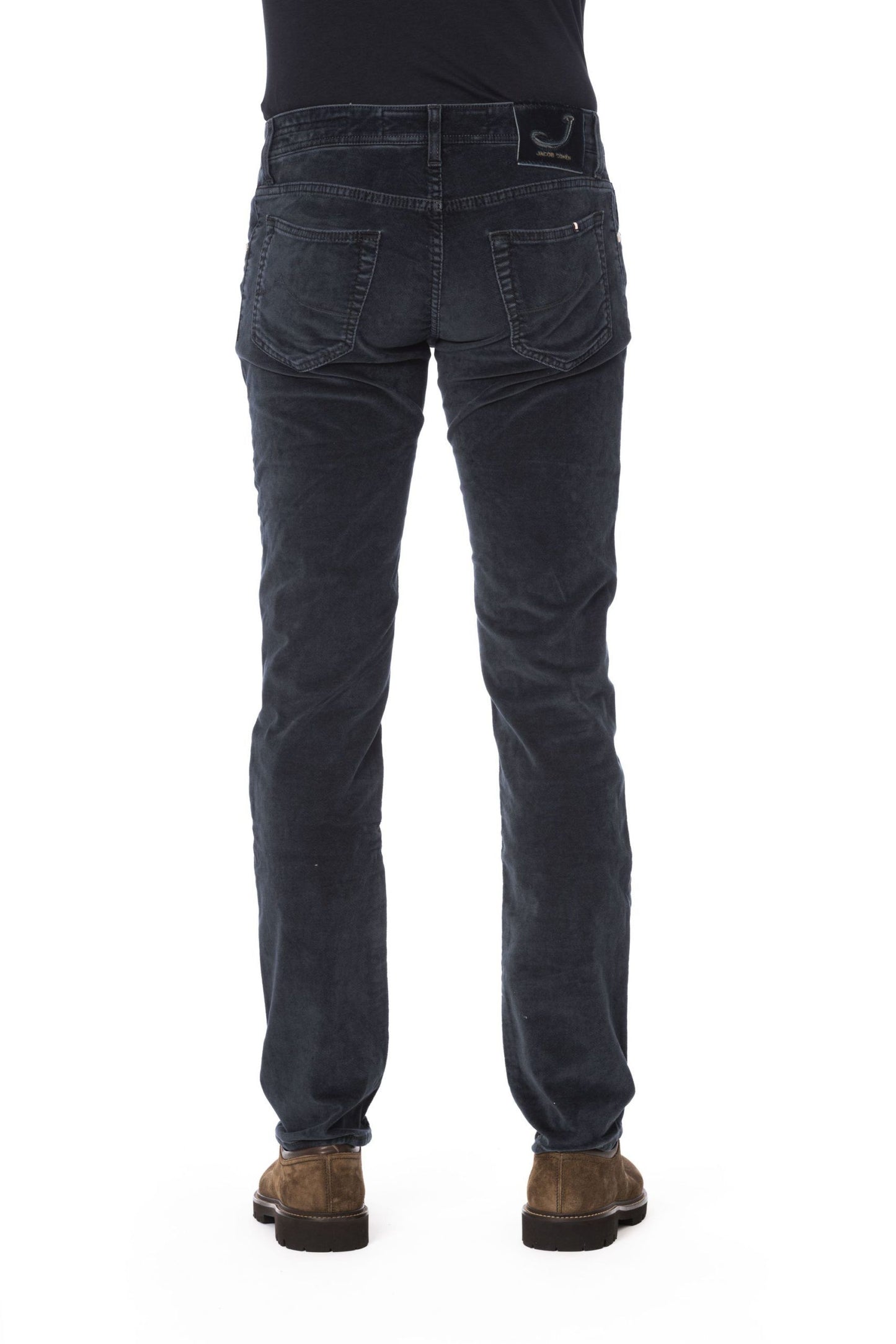 Black Cotton Men Jeans