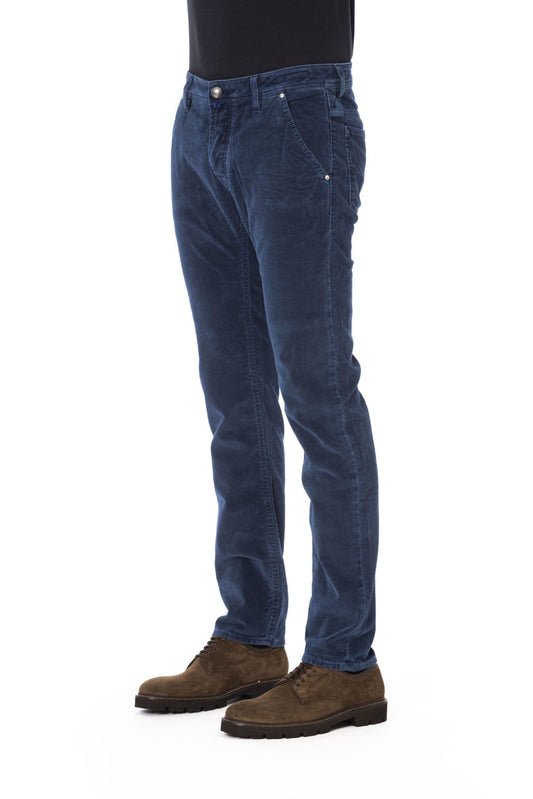 Blue Cotton Men Jean