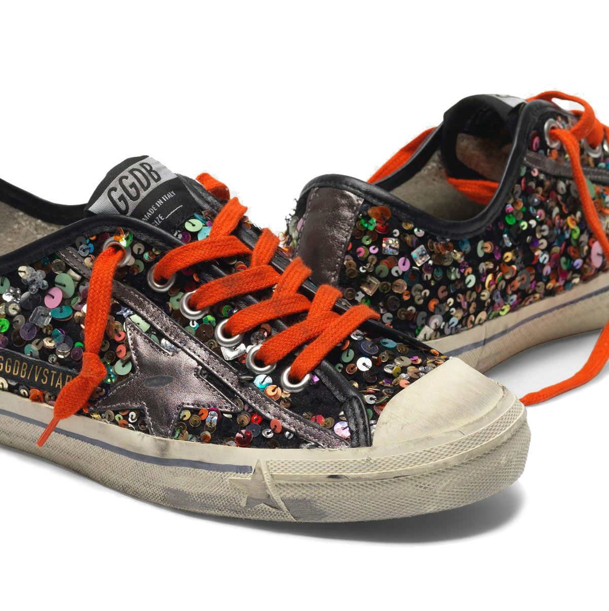 Black Leather Women Sneaker