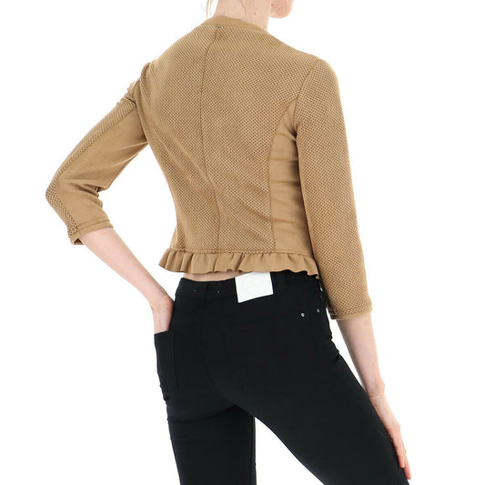 Chic Ecological Suede Leather Jacket