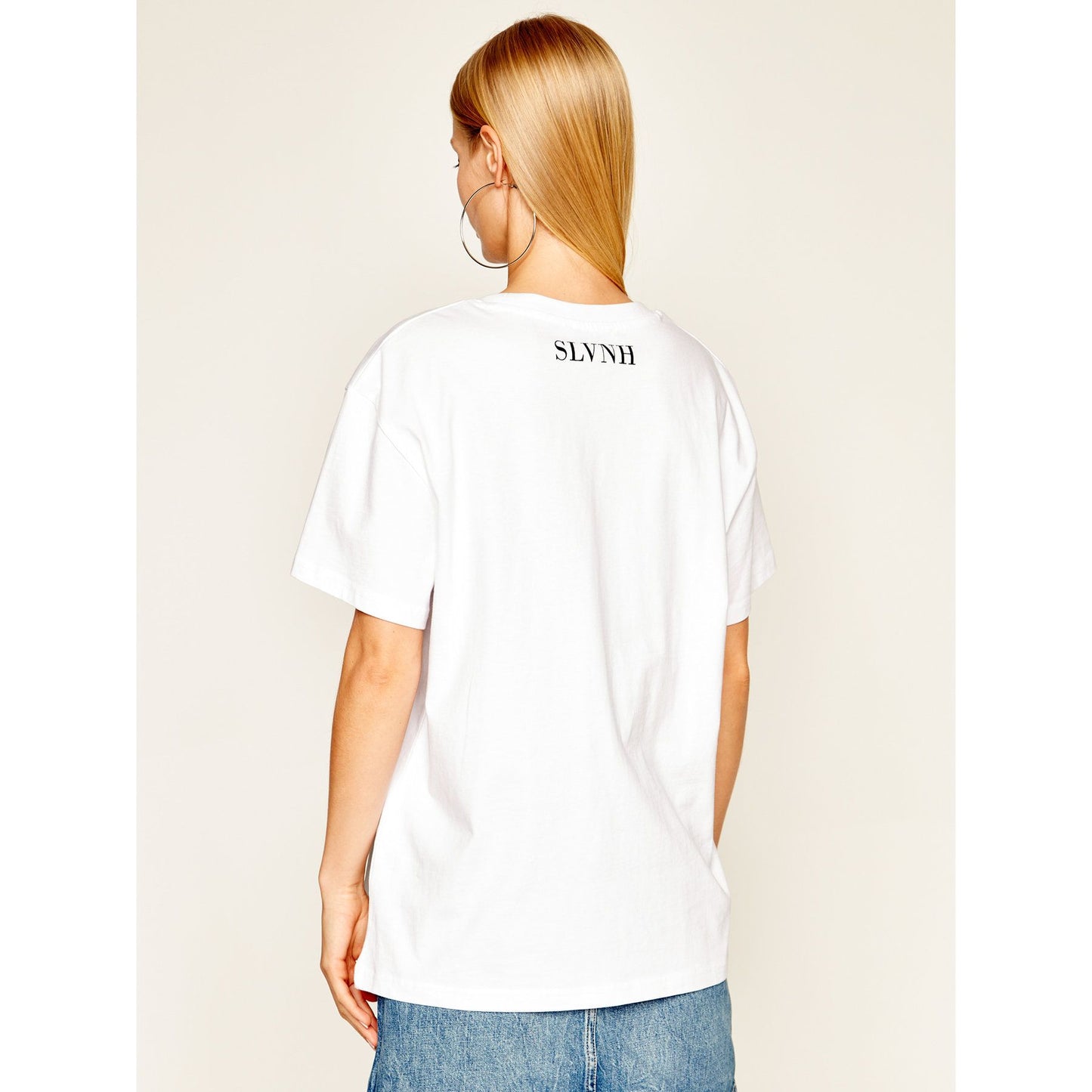 White Cotton Women Top