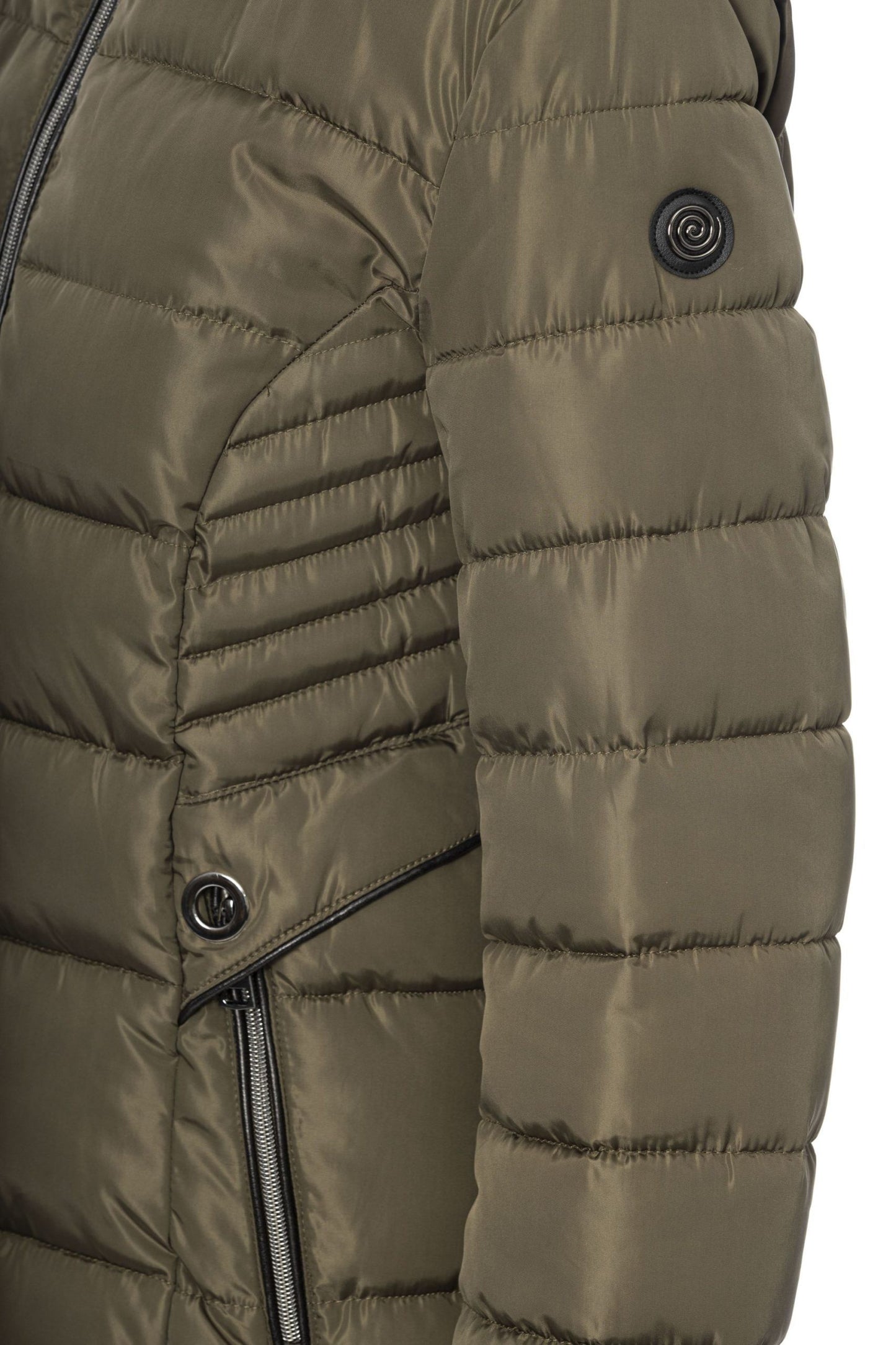 Beige Polyester Women Jacket