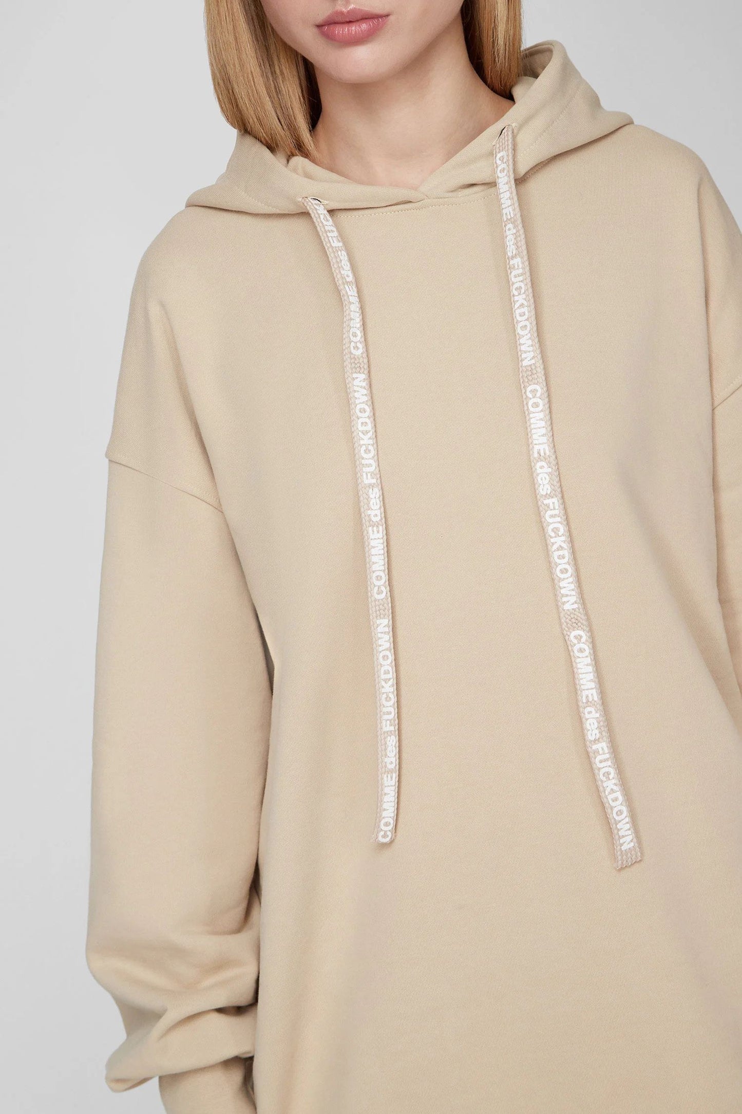 Beige Cotton Women Sweater