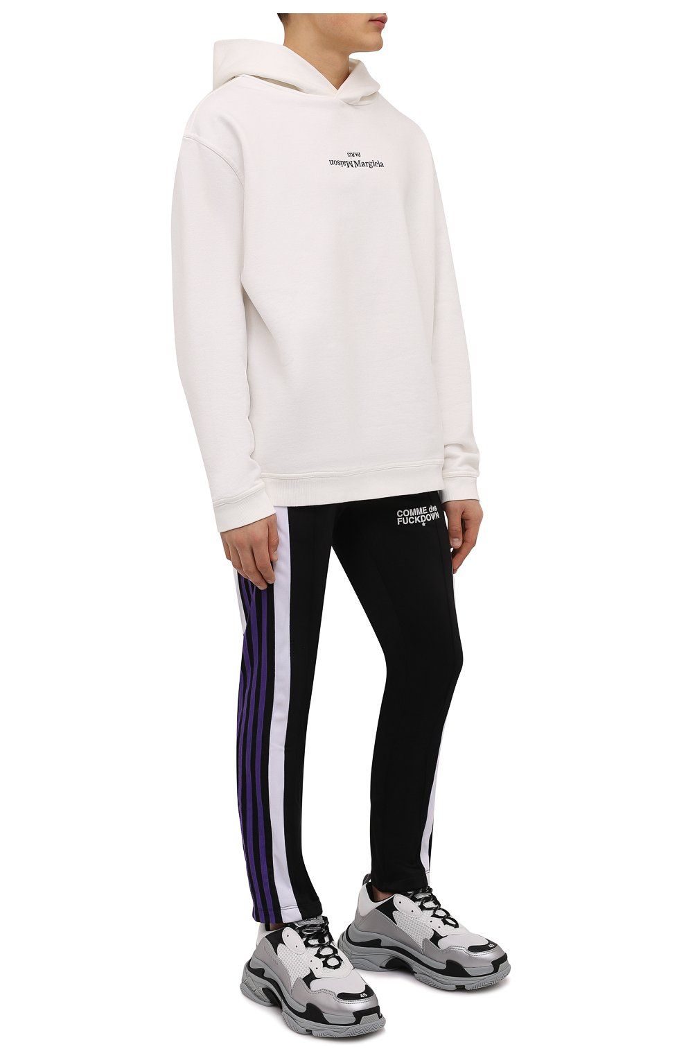 Black Polyester Men Pants