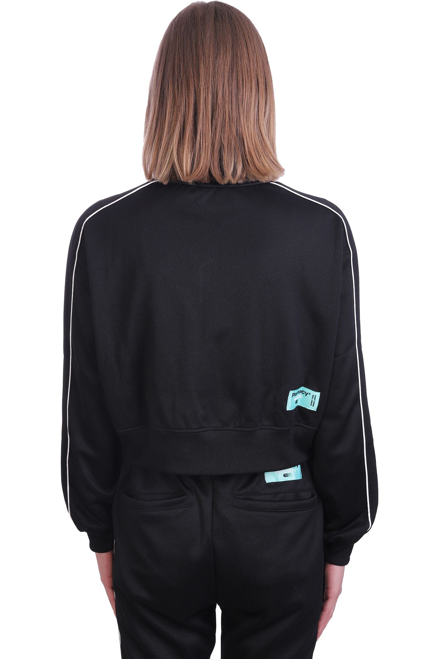 Black Cotton Women's Sweatshirt