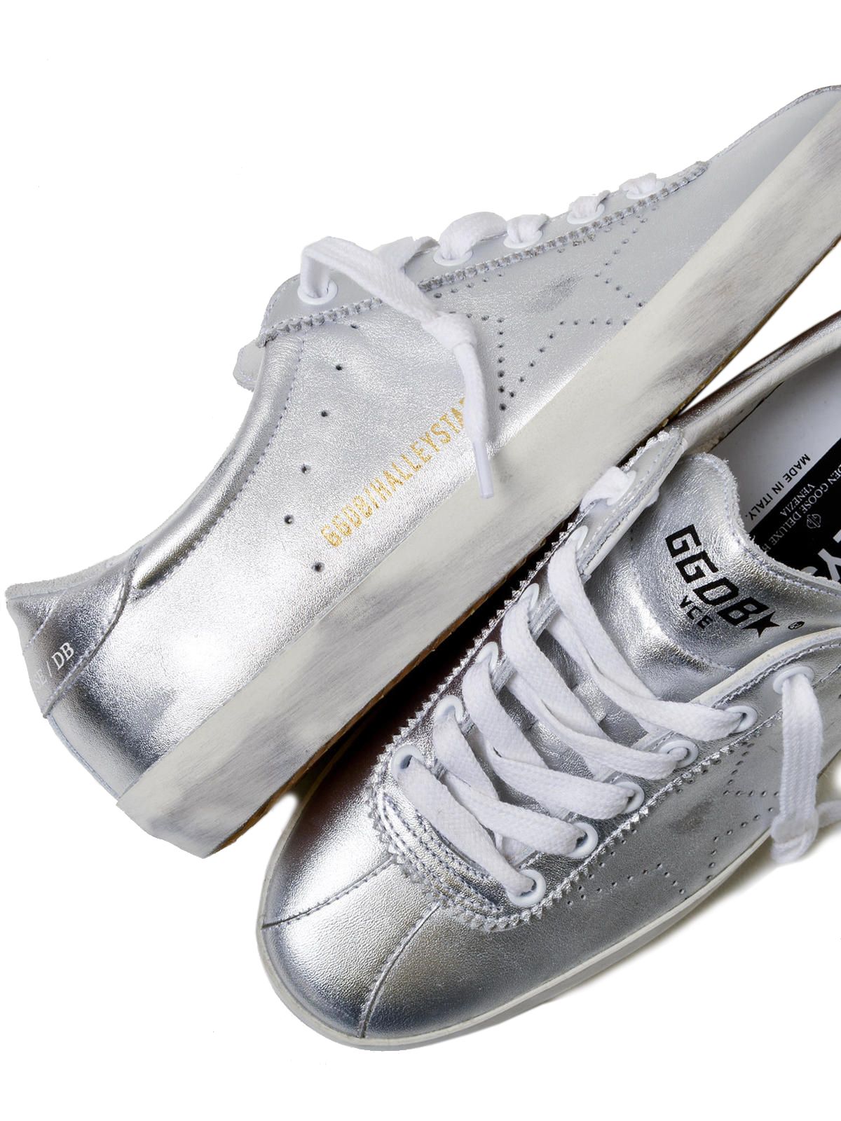 Gray Leather Men Sneaker