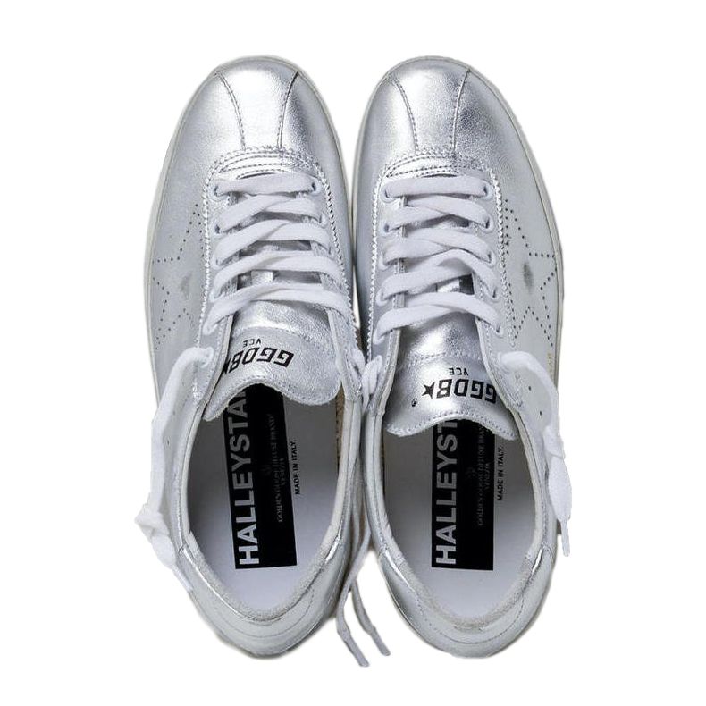 Gray Leather Men Sneaker